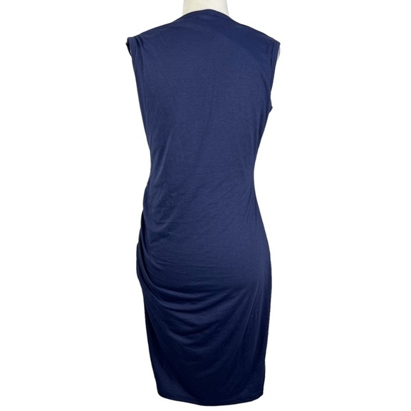 QEARAL CASUAL RUCHED‎ MINI SLEEVELESS DRESS - Picture 2 of 14